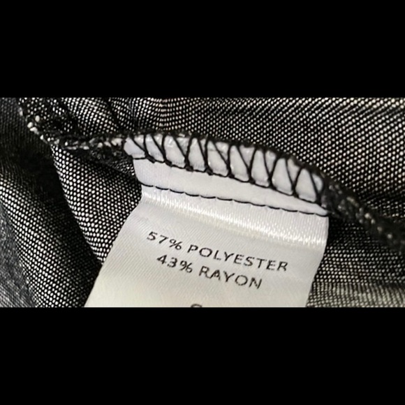 Washed Out Black Top w/Ruffles - Picture 5 of 5